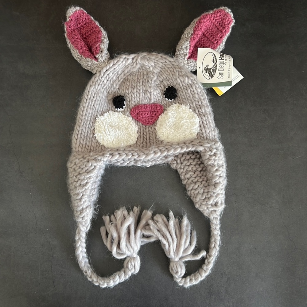 San Diego Hat gray Bunny kids hat